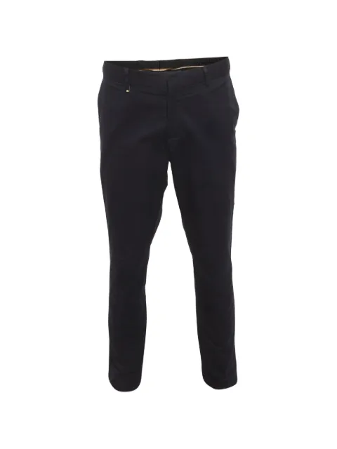BOSS concealed-closure trousers