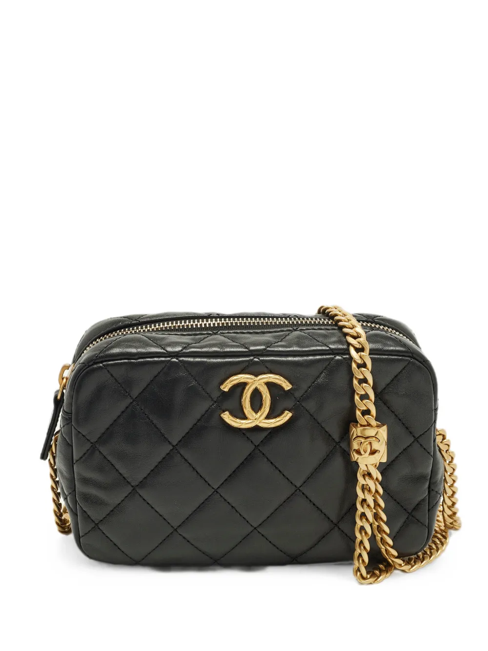CHANEL Pre-Owned CC-logo camera bag - Black