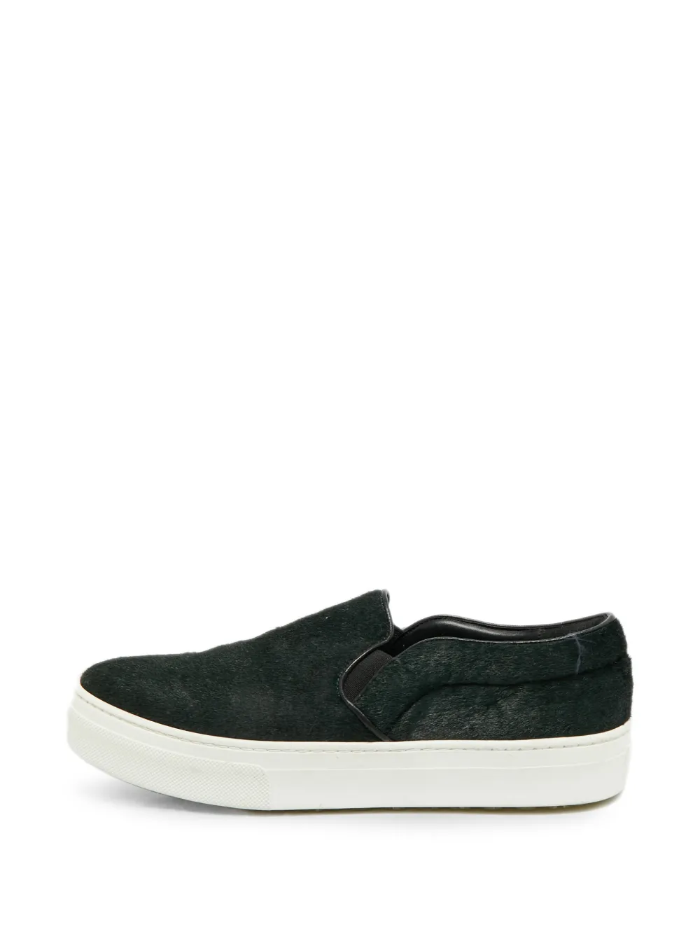 Celine Pre-Owned calf hair slip-on sneakers - Grün