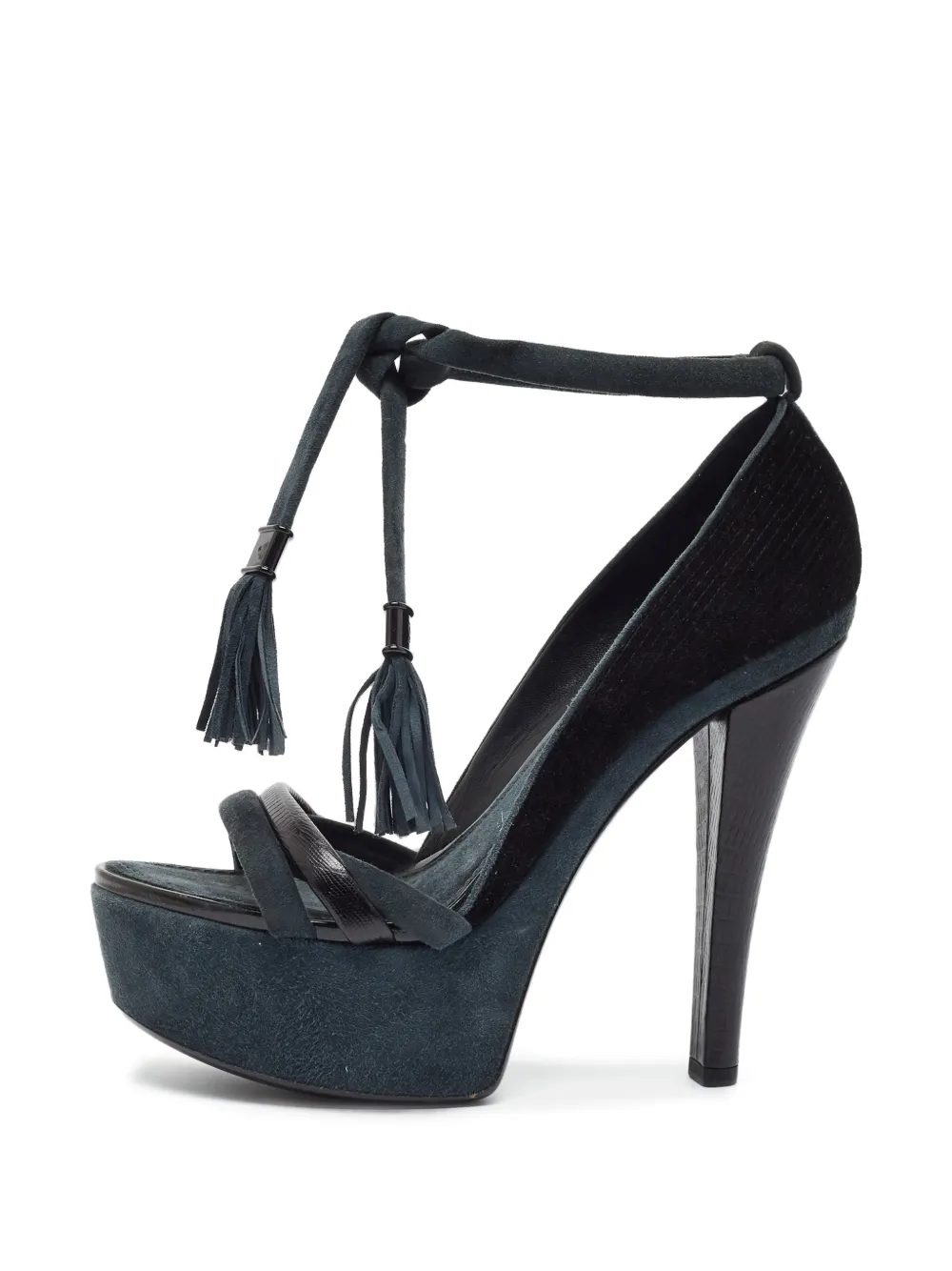 Louis Vuitton Pre-Owned Plateau-Pumps mit Quasten - Blau