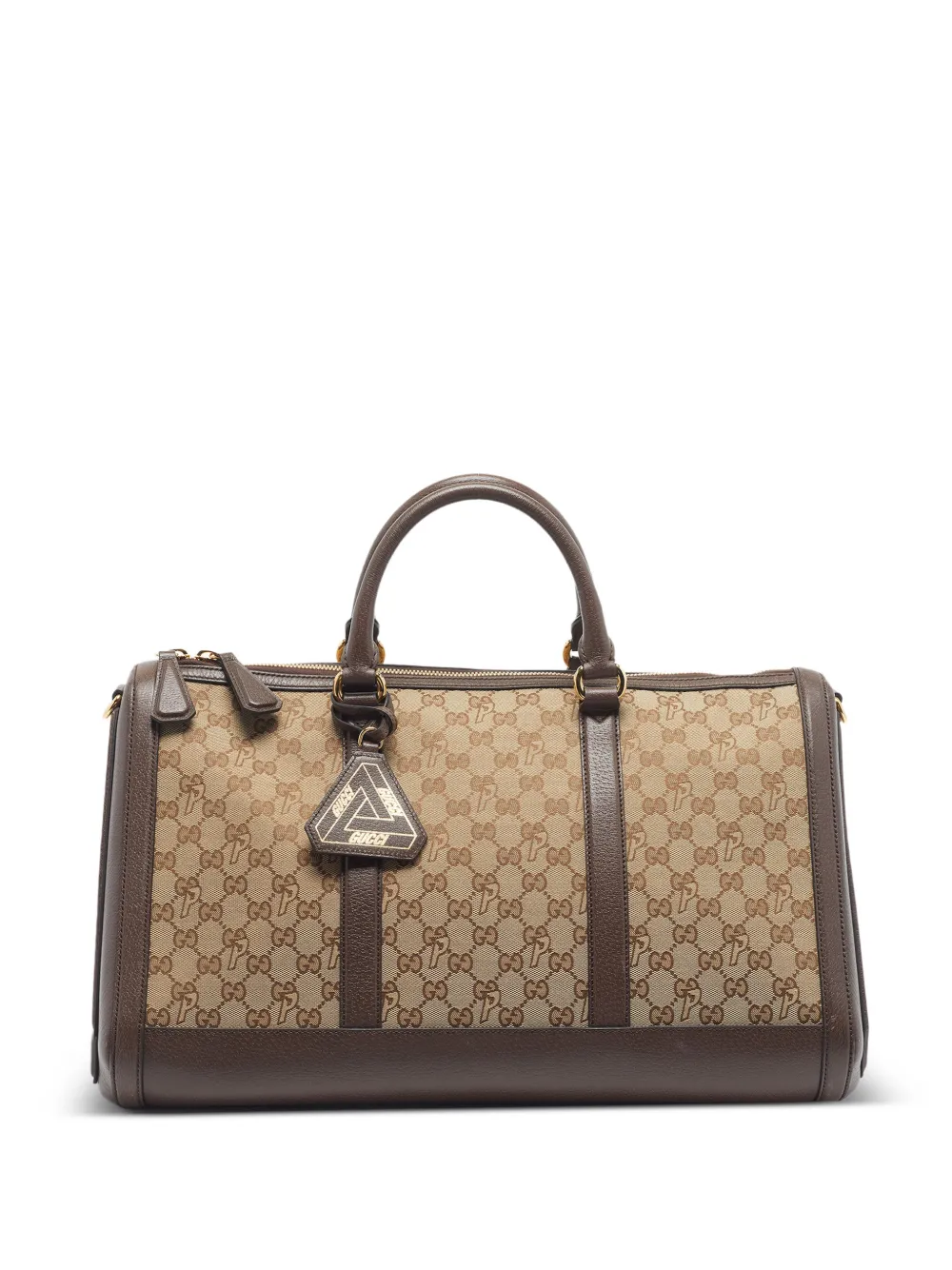 Gucci Pre-Owned x Palace 2022 GG-pattern handbag - Toni neutri