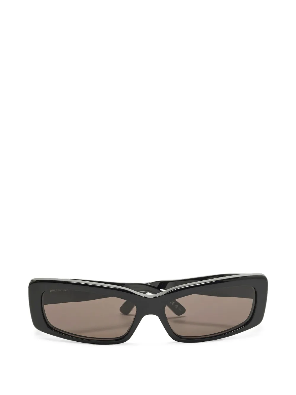 Balenciaga Pre-Owned rectangle-frame sunglasses - Nero