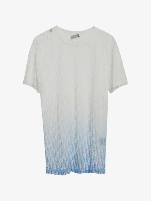 Christian Dior Pre-Owned Oblique sheer T-shirt