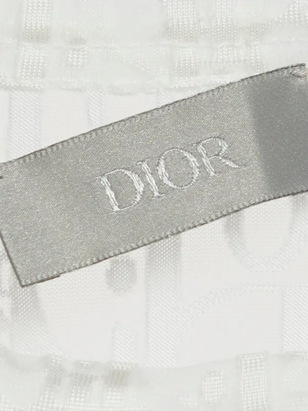 Christian Dior Pre-Owned Oblique Sheer T-shirt | White | FARFETCH