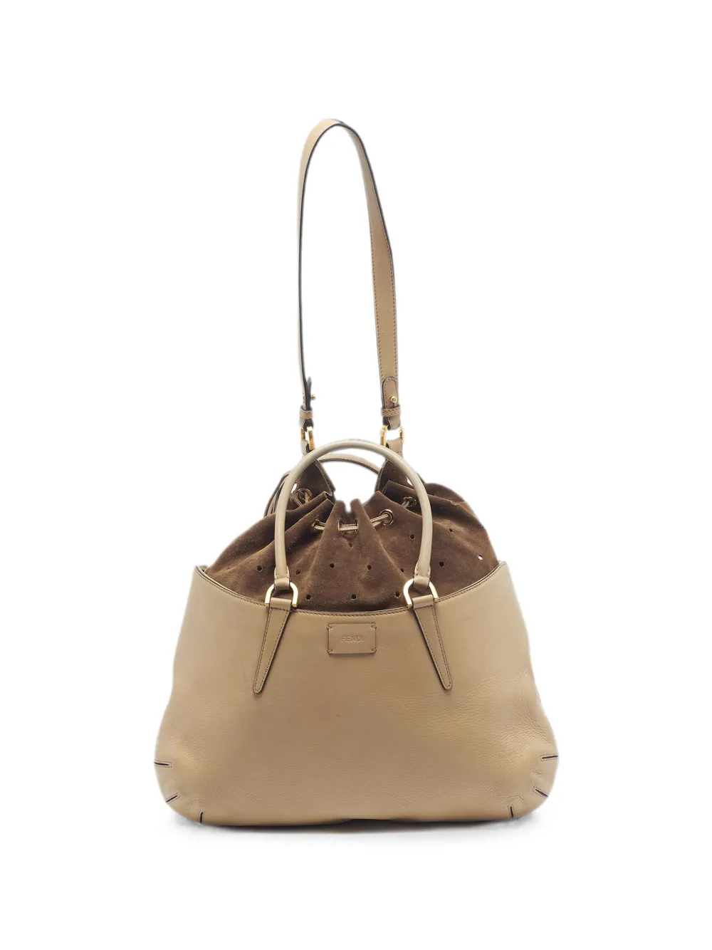 Fendi Pre-Owned 2012 B-Bag bucket bag - Toni neutri