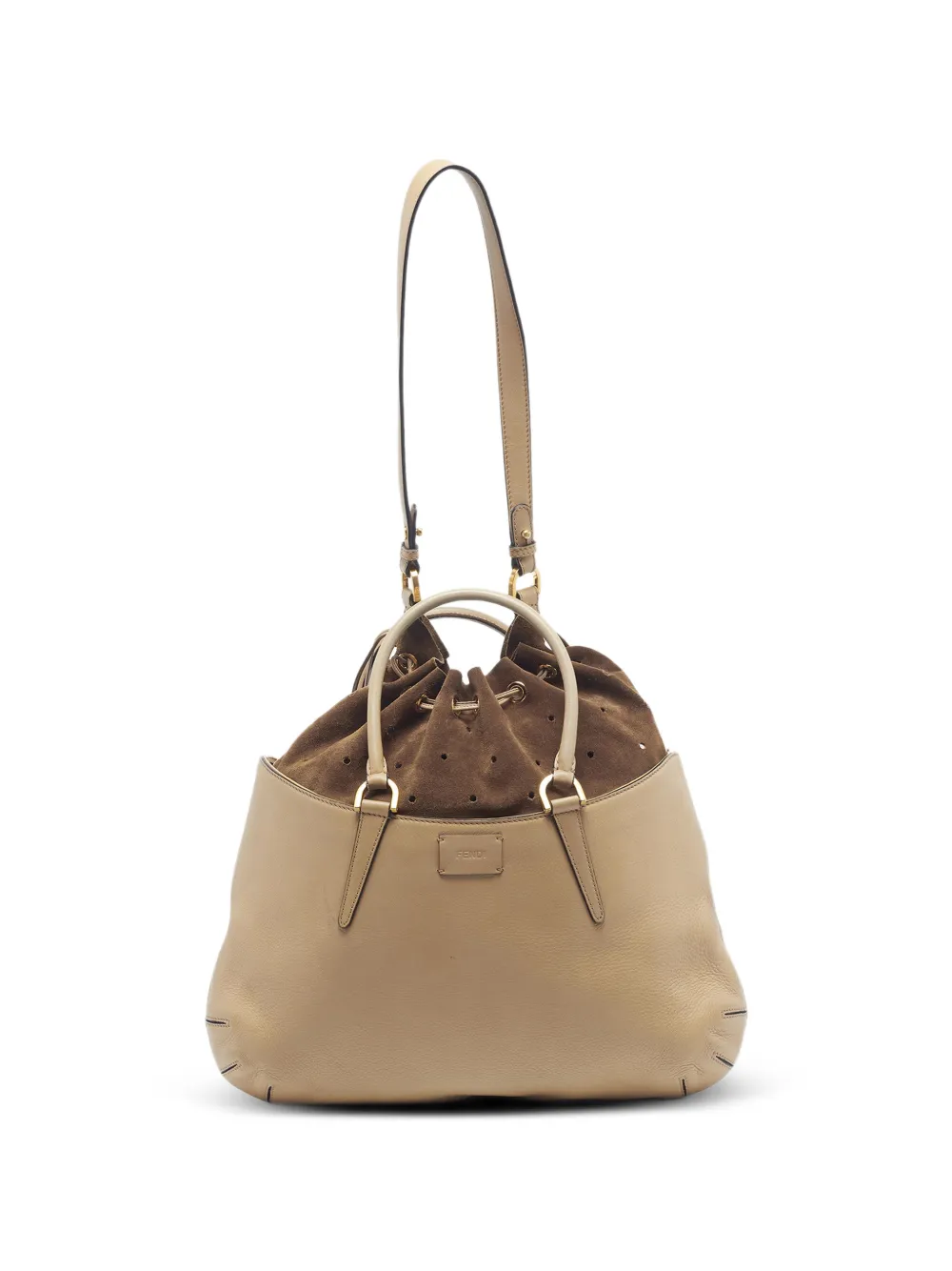 Fendi Pre-Owned 2012 B-Bag bucket bag - Neutrals
