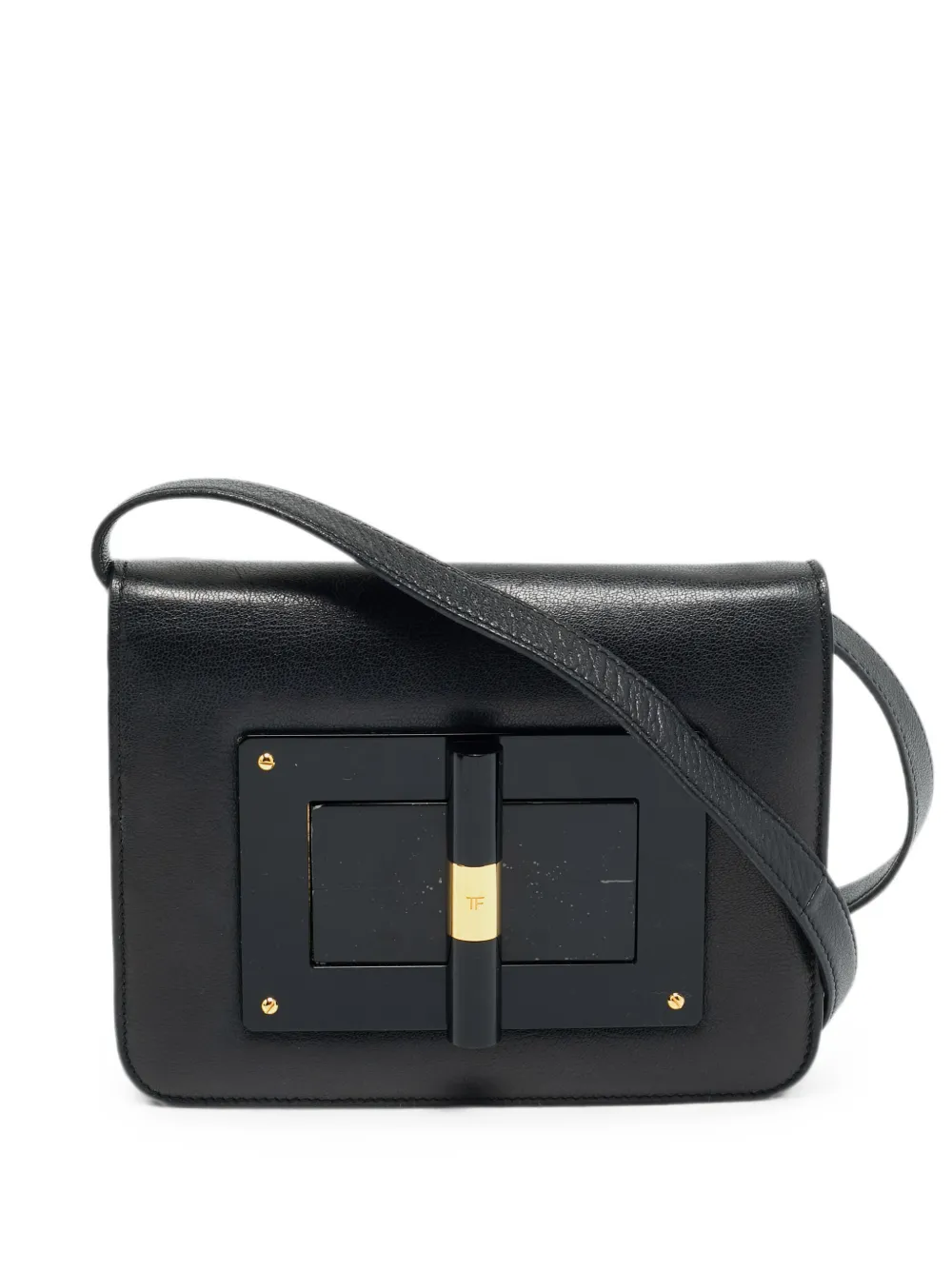 Tom Ford Vintage small Natalia turn-lock crossbody bag - Schwarz