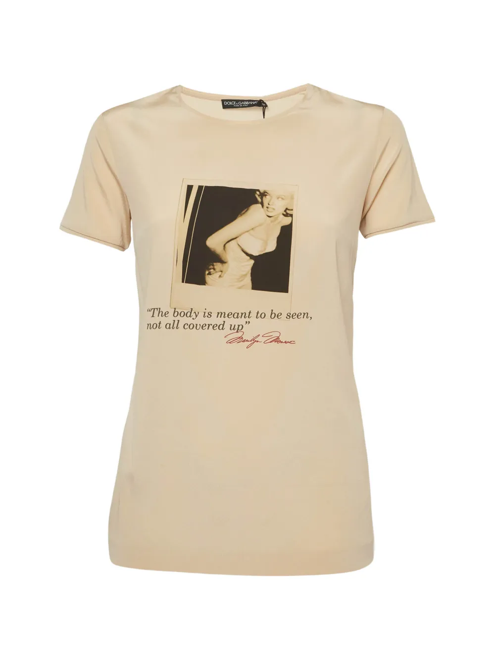 Dolce & Gabbana Pre-Owned Marilyn Monroe printed top - Toni neutri