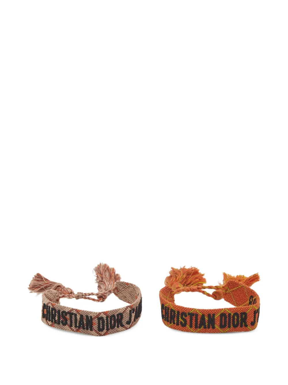 Christian Dior Pre-Owned Set di 2 bracciali J'Adior - Arancione