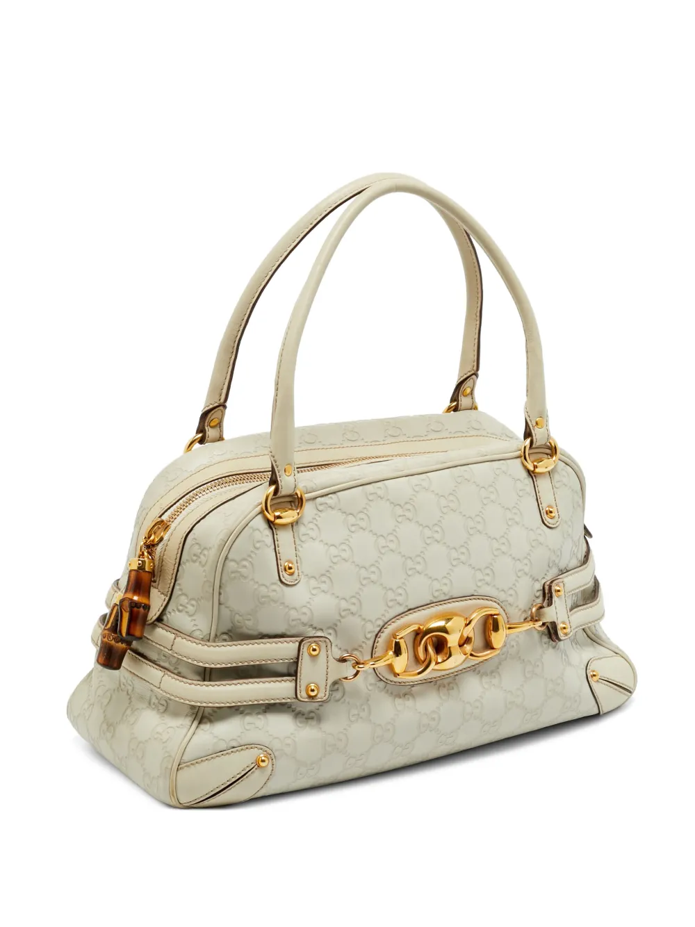 Gucci Pre-Owned large Guccissima Wave Boston bag - Toni neutri