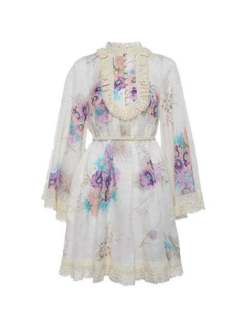 ZIMMERMANN vestido corto Jude con estampado floral