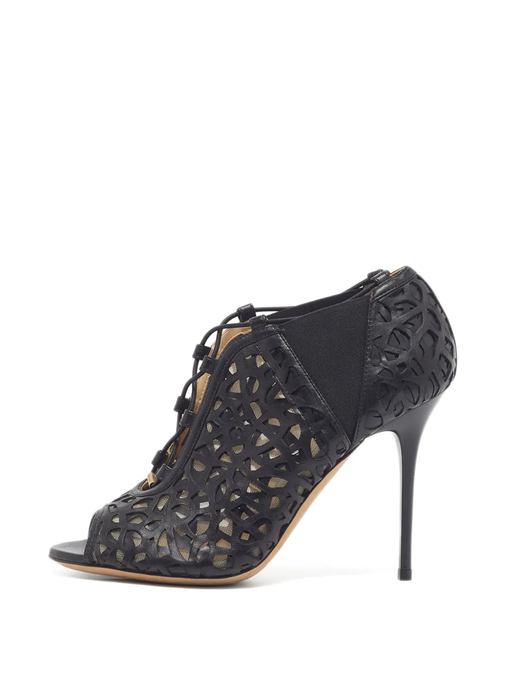 Jimmy Choo Pre-Owned bottines Kalipso à découpes laser - Noir Jimmy Choo Pre-Owned bottines Kalipso à découpes laser - Noir