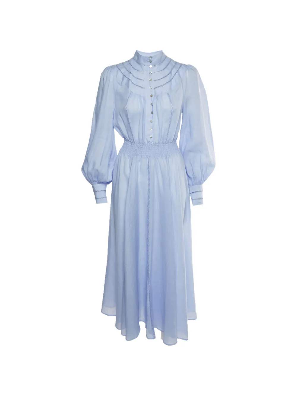 Pre-owned Alemais Felicia Midi Dress In Purple