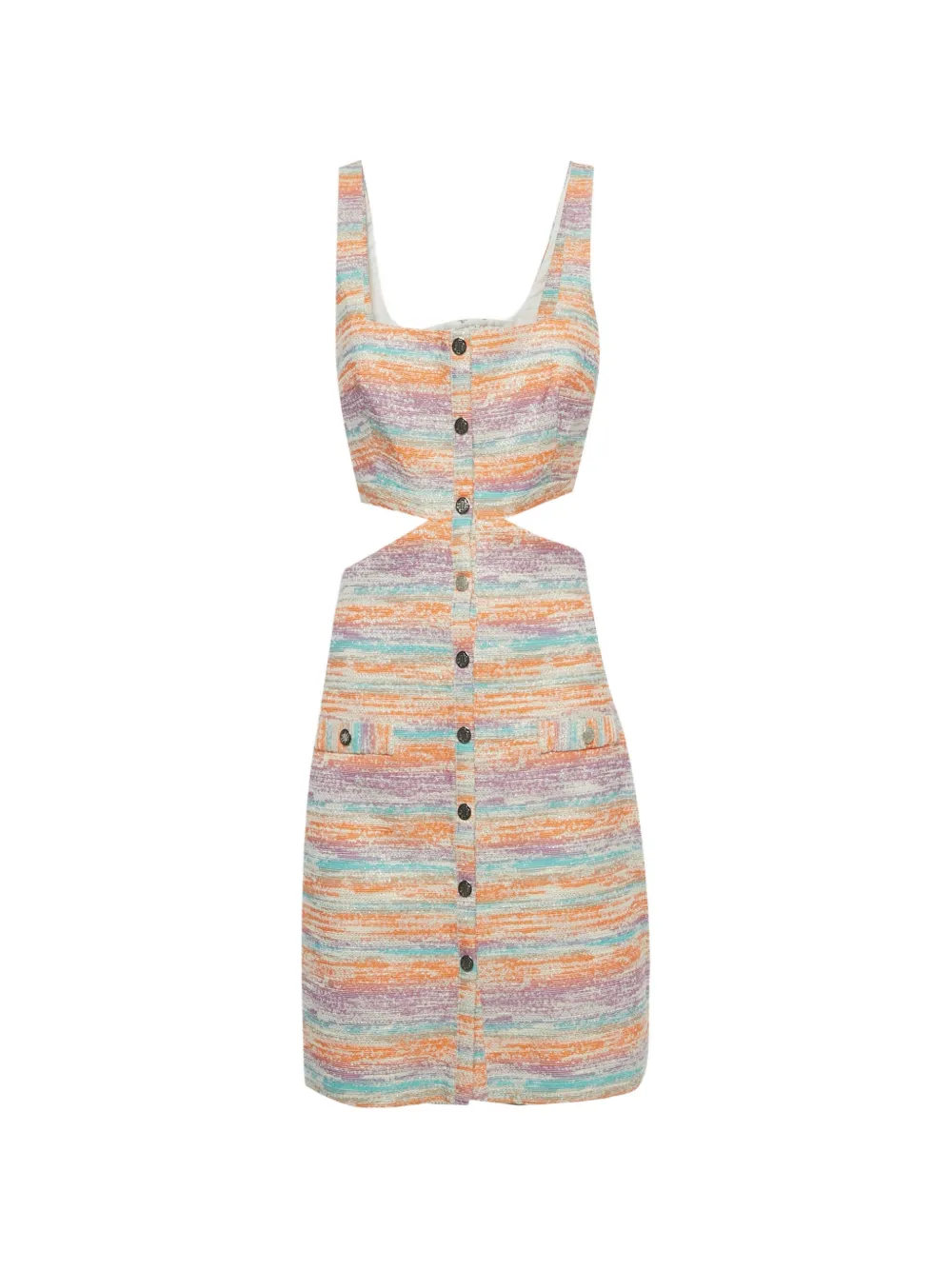 Maje cut-out tweed dress - Toni neutri