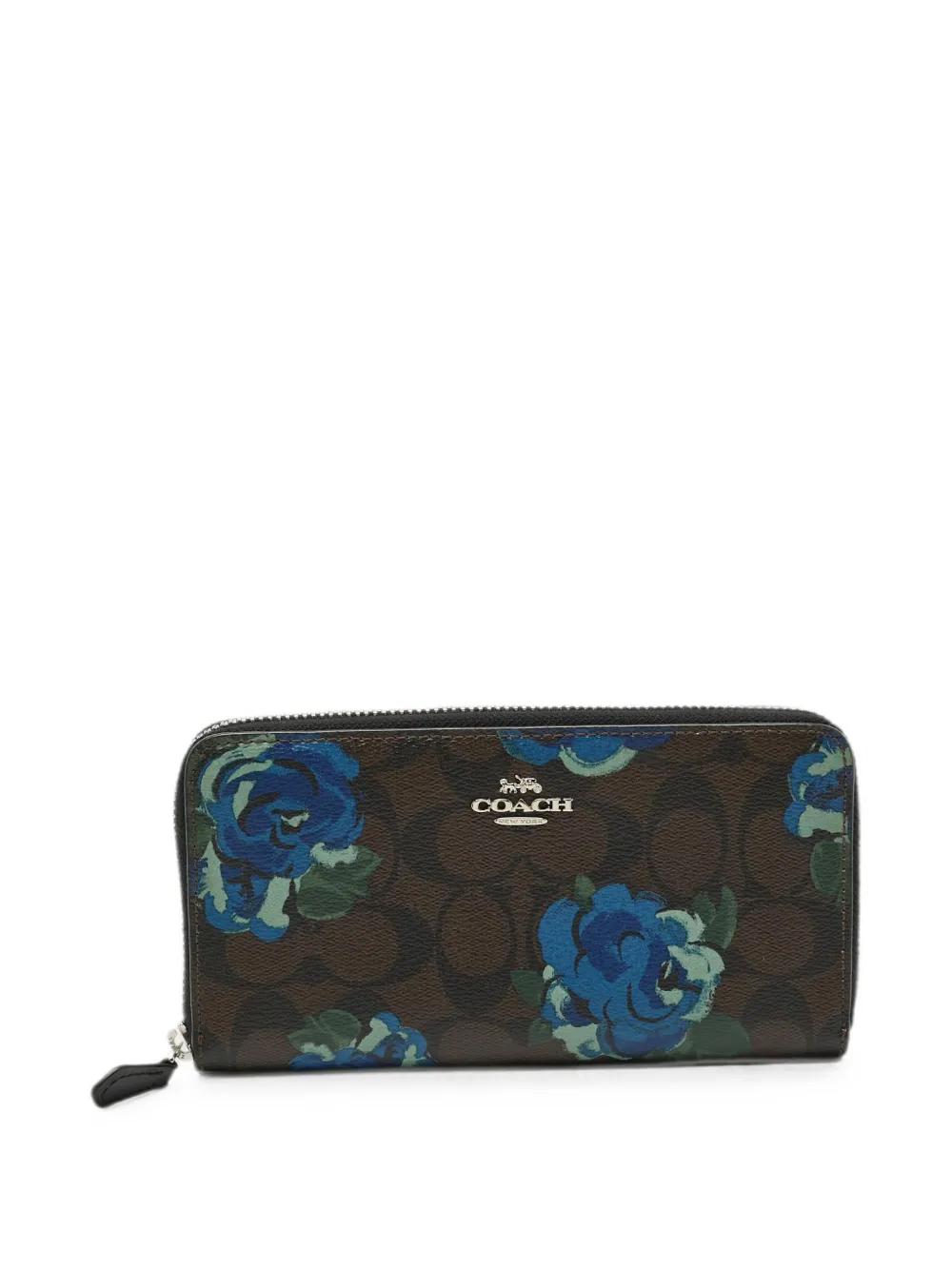 Coach Floral Signature Wallet | Brown | FARFETCH