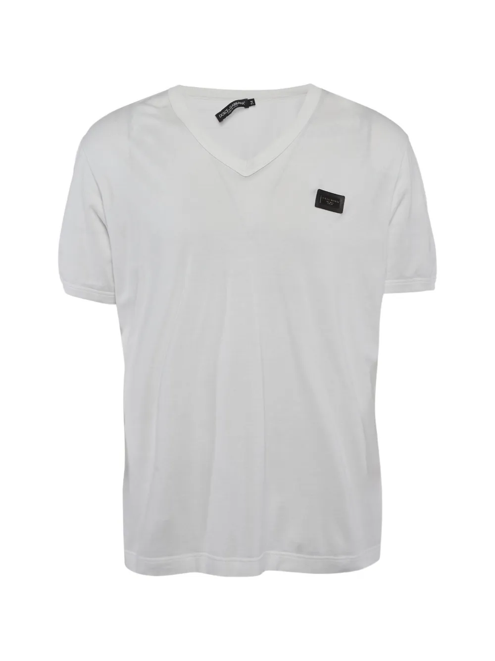 Dolce & Gabbana Pre-Owned T-shirt con scollo a V - Bianco