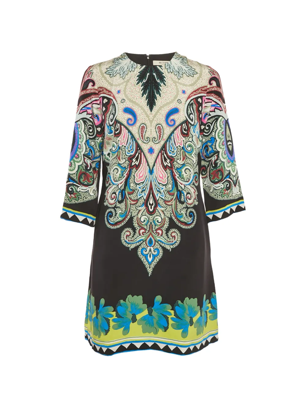 Etro Pre-Owned paisley-print shift dress - Nero