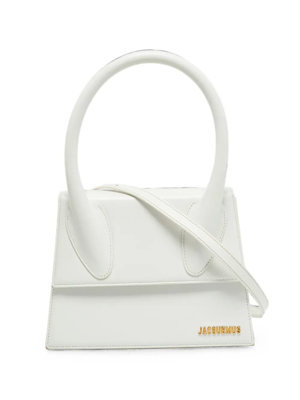 Jacquemus Pre-Owned Le Chiquito leather top handle bag - Bianco