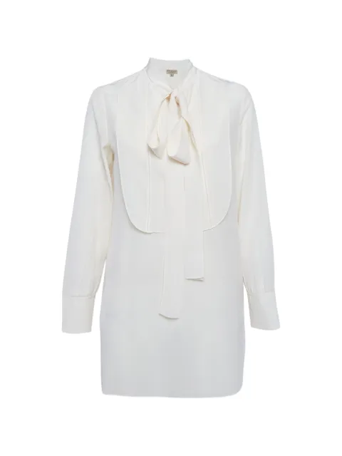 Burberry Pre-Owned neck-tie long-sleeve blouse