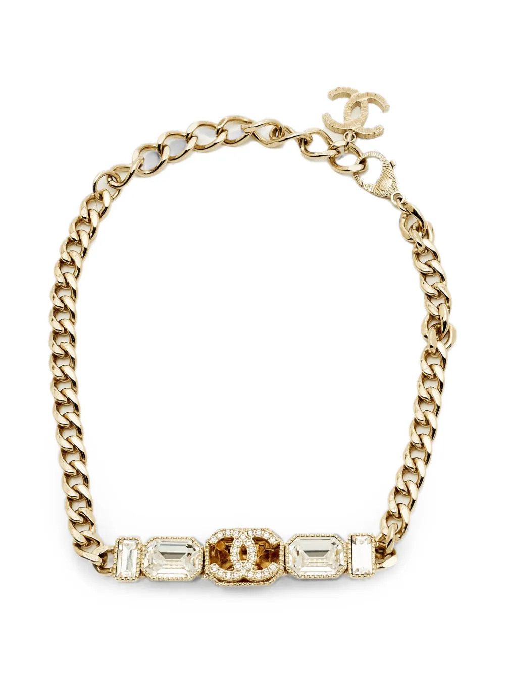 CHANEL Pre-Owned CC turn-lock necklace - Oro