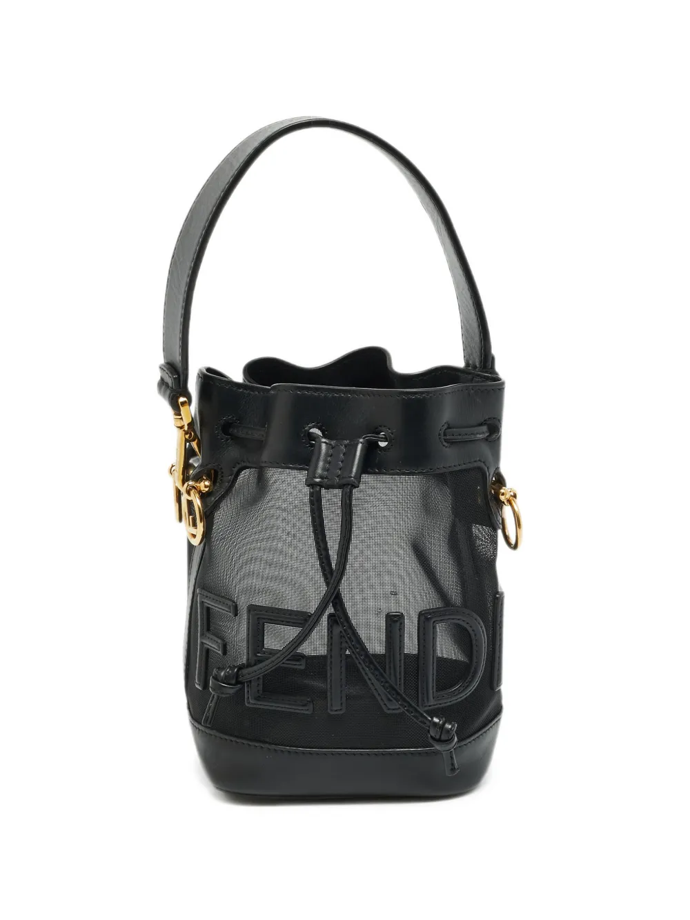 Fendi Pre-Owned 2021 mini Mon Tresor bucket bag - Nero