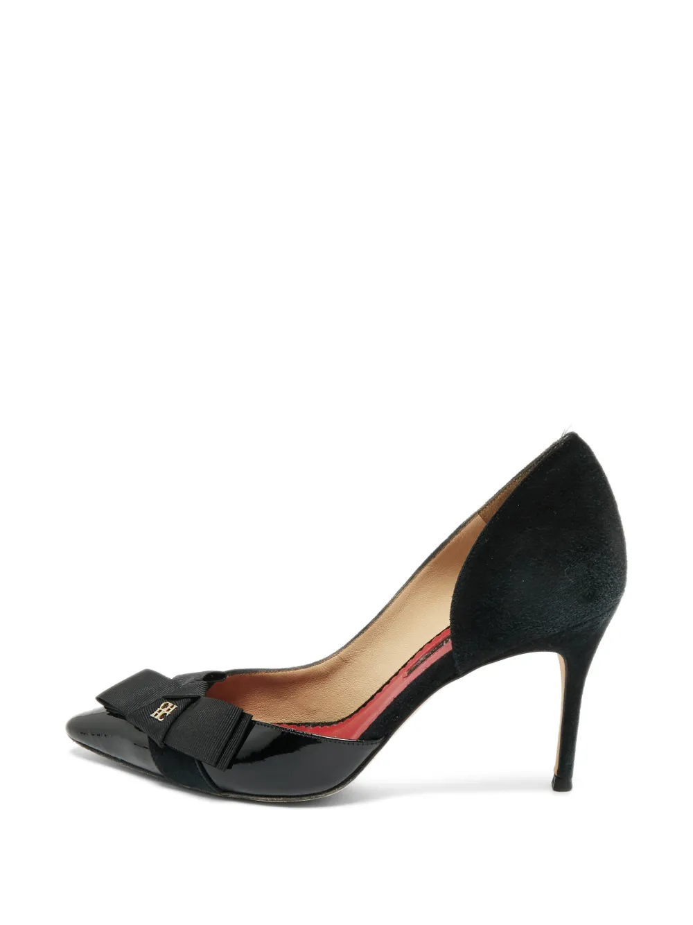Carolina Herrera Vintage escarpins D'Orsay à bout pointu - Noir Carolina Herrera Vintage escarpins D'Orsay à bout pointu - Noir