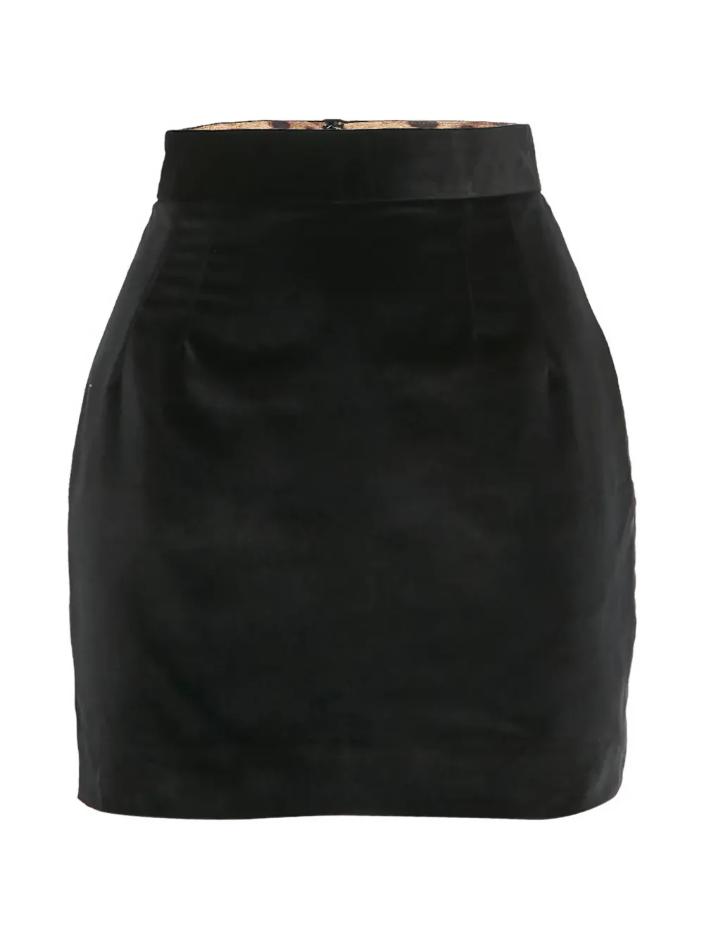 Dolce & Gabbana Pre-Owned zip-up mini skirt - Nero