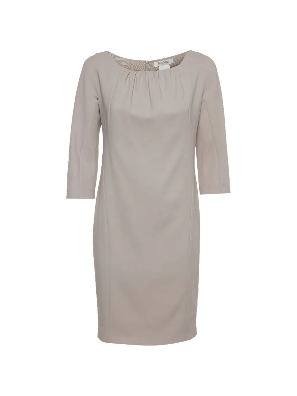 Max Mara wool mini dress - Toni neutri