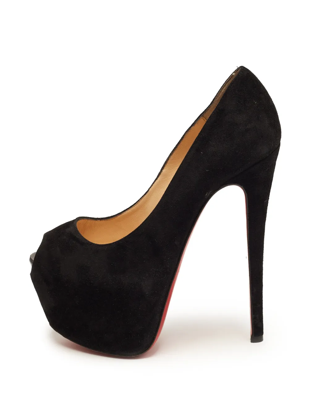 Christian Louboutin Pre-Owned Daffodile Peeptoe-Pumps - Schwarz