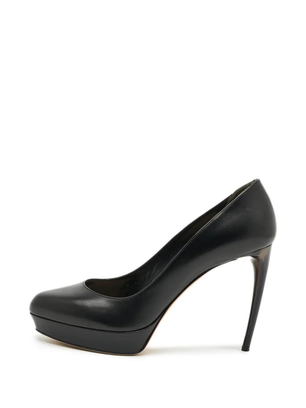 Alexander McQueen Pre-Owned Horn Plateau-Pumps - Schwarz