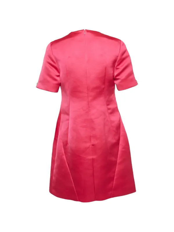 alexander mcqueen pink dress McQueen, Draped silk chiffon bustier gown, Women, Pink, US 6, Dresses