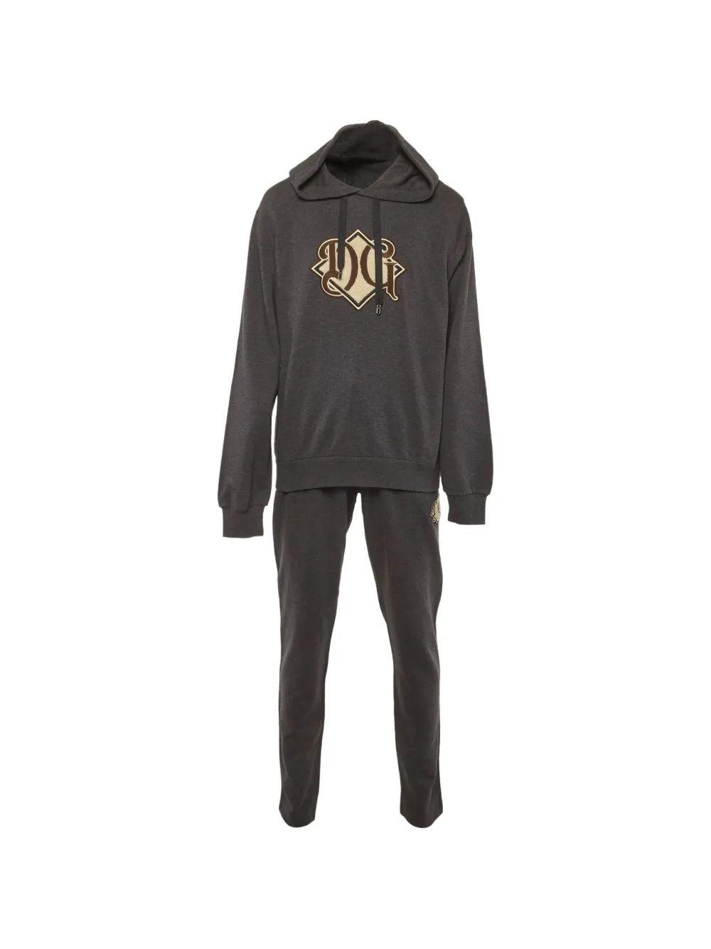 Dolce & Gabbana Pre-Owned Tuta sportiva con logo DG - Grigio