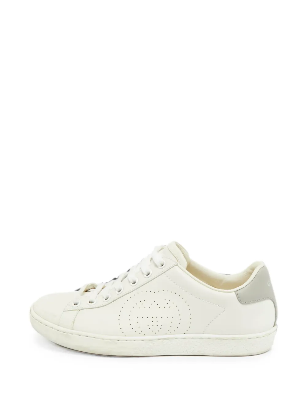 Gucci Pre-Owned Ace Sneakers mit GG-Logo - Nude