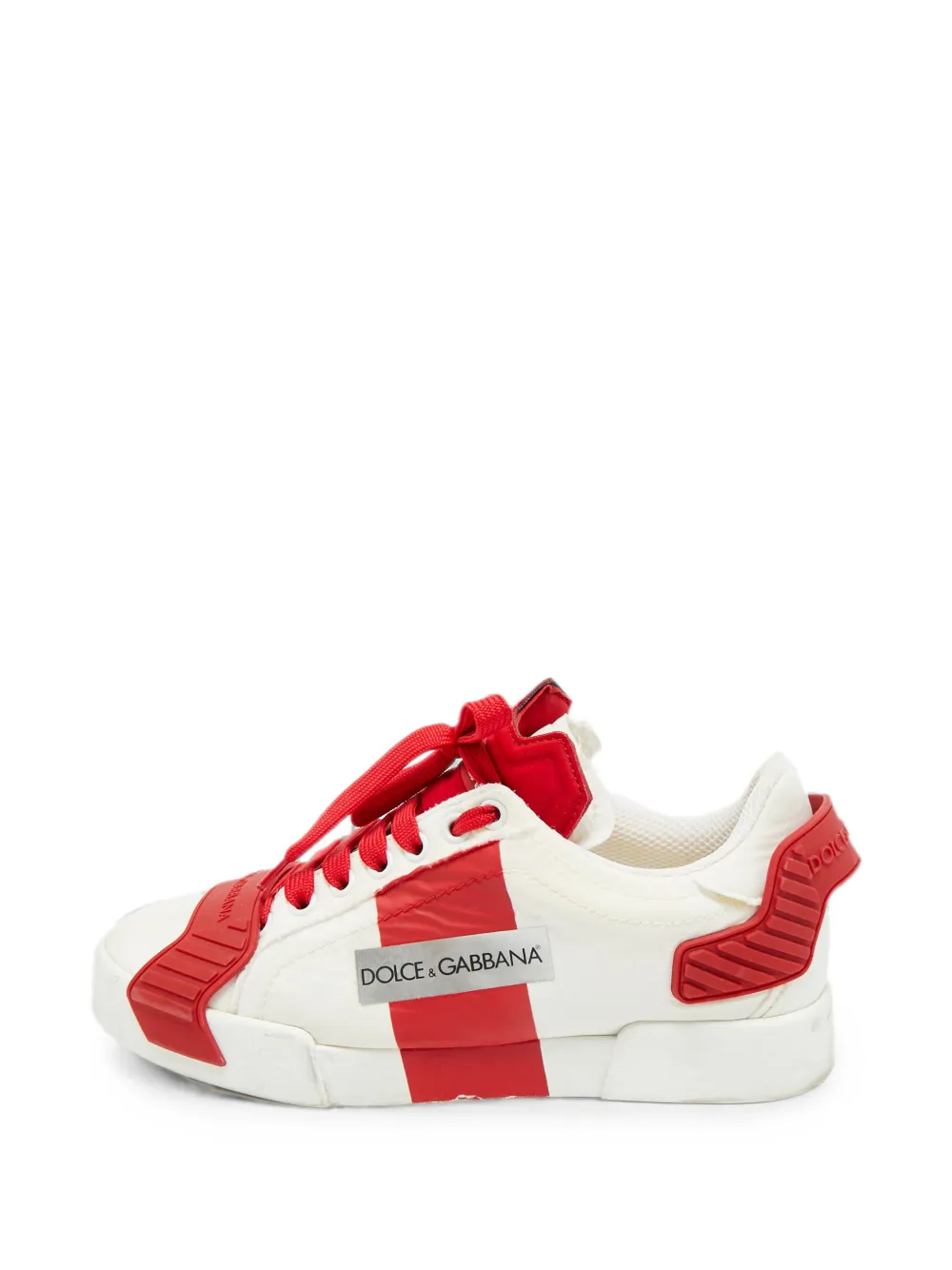 Dolce & Gabbana Pre-Owned lace-up sneakers - Bianco