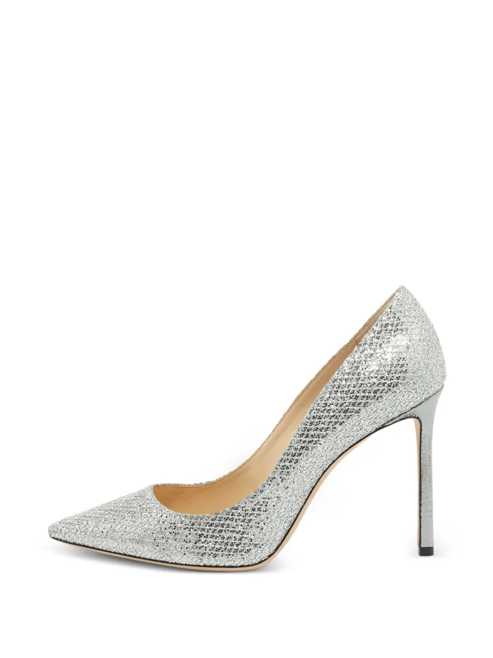 Jimmy Choo Pre-Owned Romy pointed-toe heeled pumps - Silber