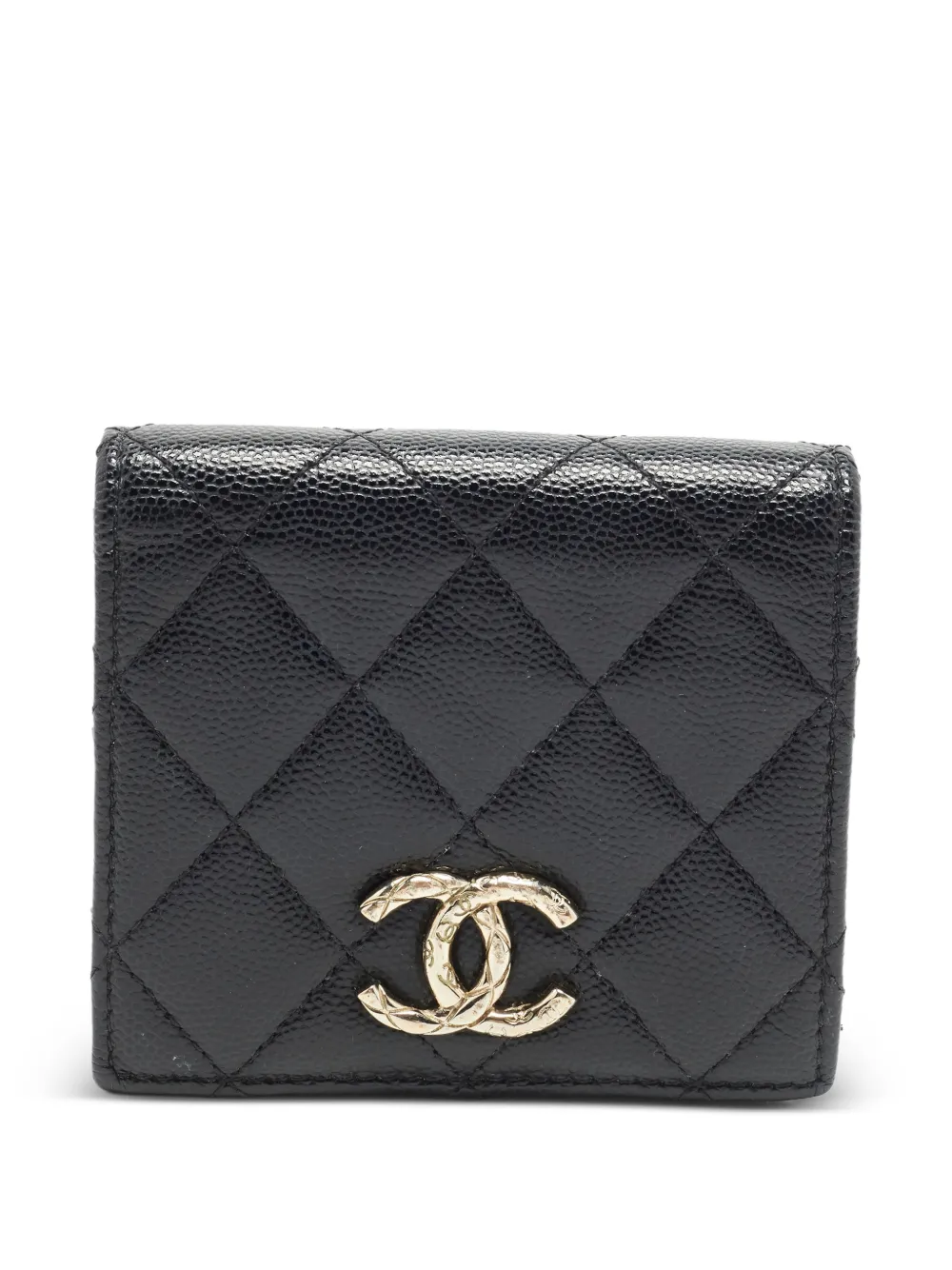 CHANEL Pre-Owned quilted wallet - Black