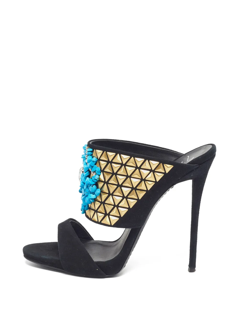 Giuseppe Zanotti Vintage Coline crystal embellished sandals - Nero