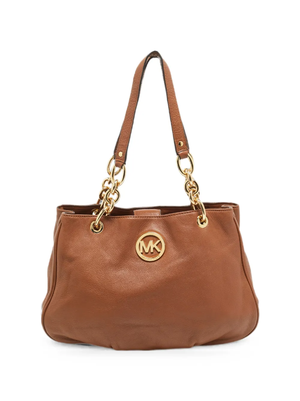 Michael Kors Vintage Fulton chain tote bag - Marrone