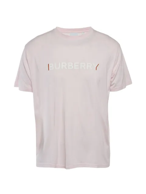 Burberry Pre-Owned logo print jersey T-shirt