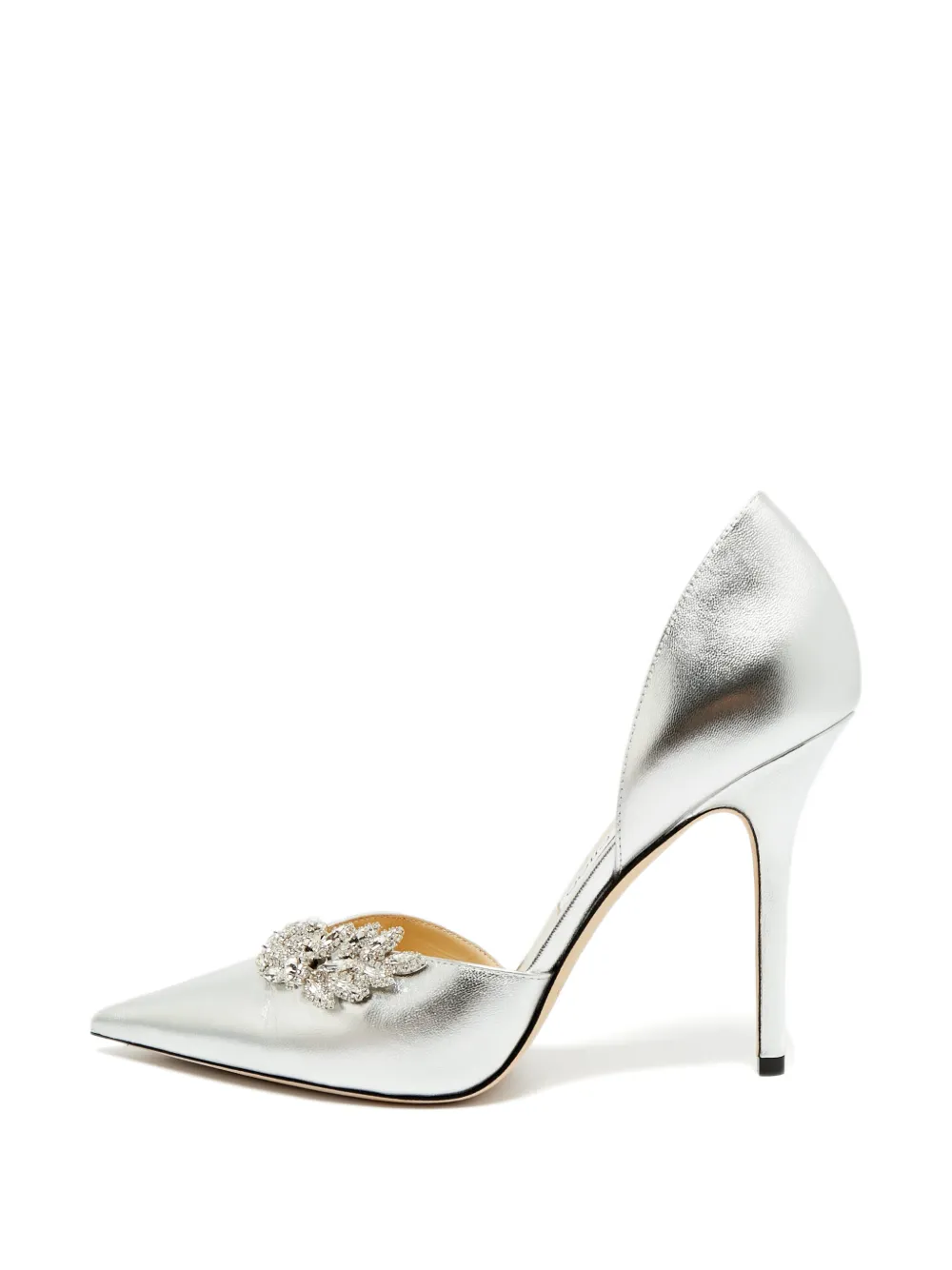Jimmy Choo Pre-Owned Teja crystal-embellished pumps - Silber