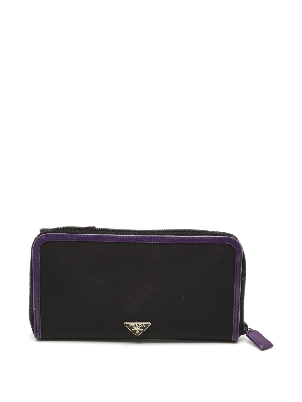 Prada Pre-Owned triangle-logo wallet - Nero