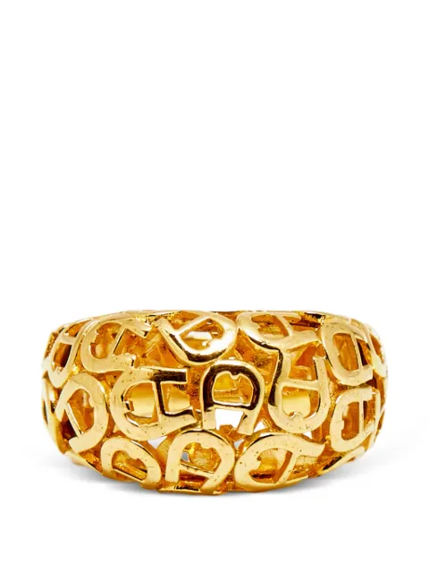Aigner Vintage cut-out ring