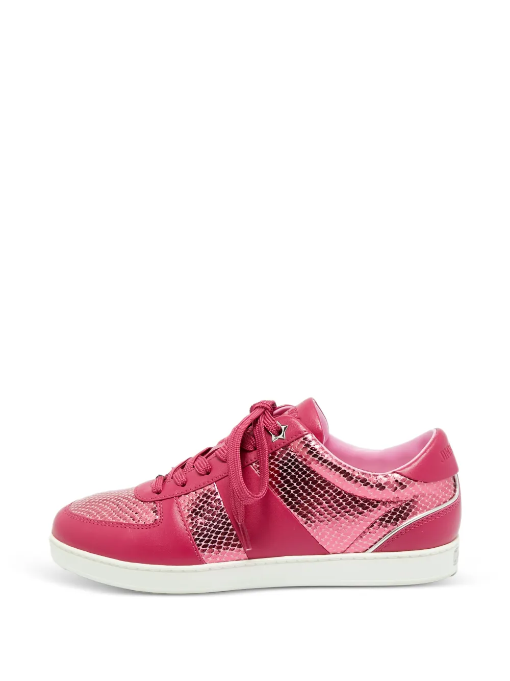 Jimmy Choo Pre-Owned Teri Sneakers mit Schlangenleder-Prägung - Rosa