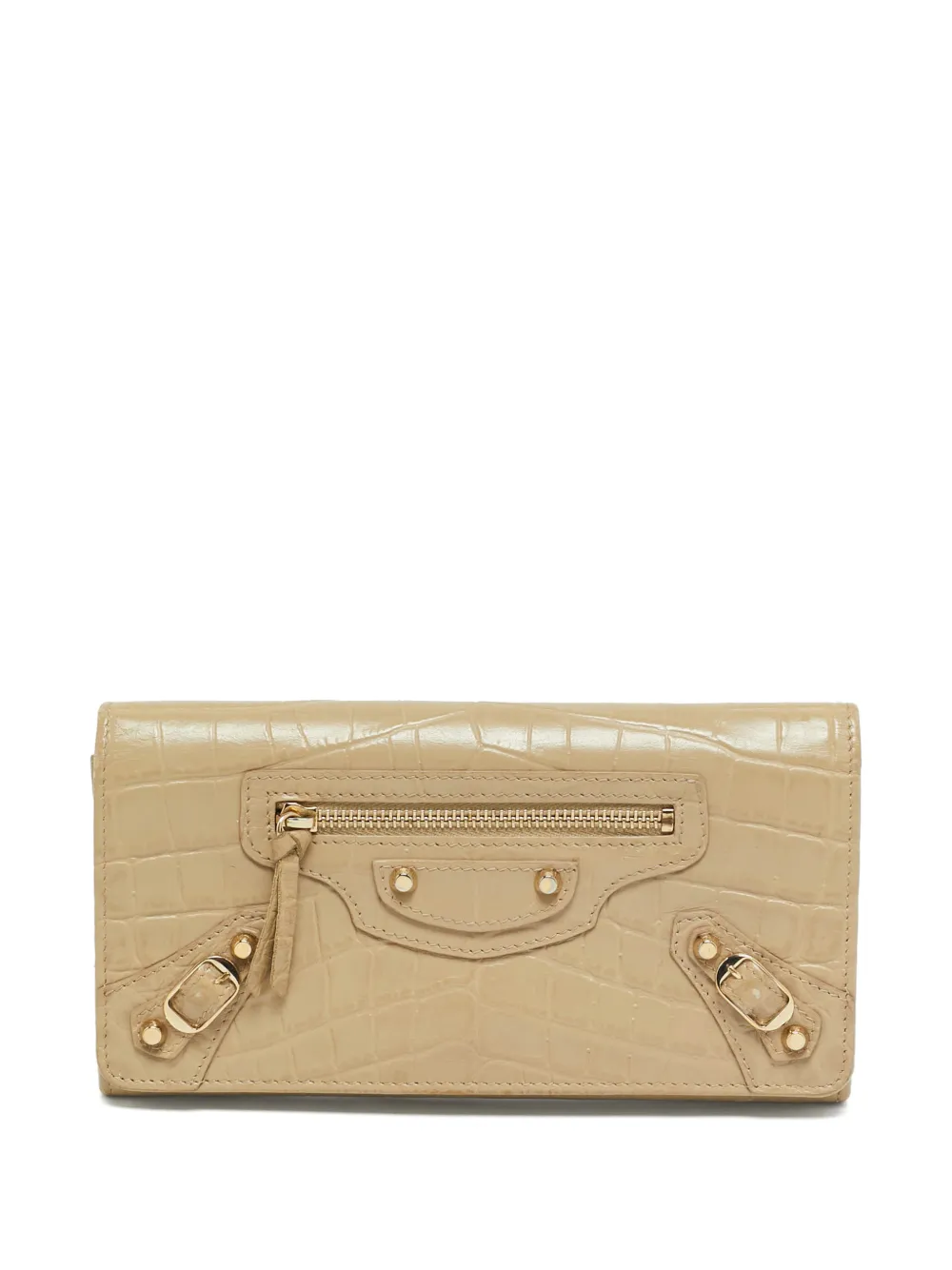Balenciaga Pre-Owned Portafoglio Classic City - Toni neutri