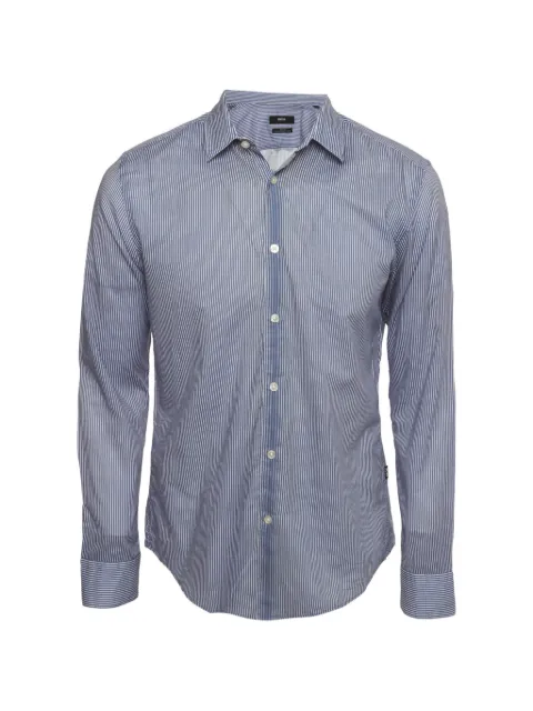 BOSS striped slim-fit shirt