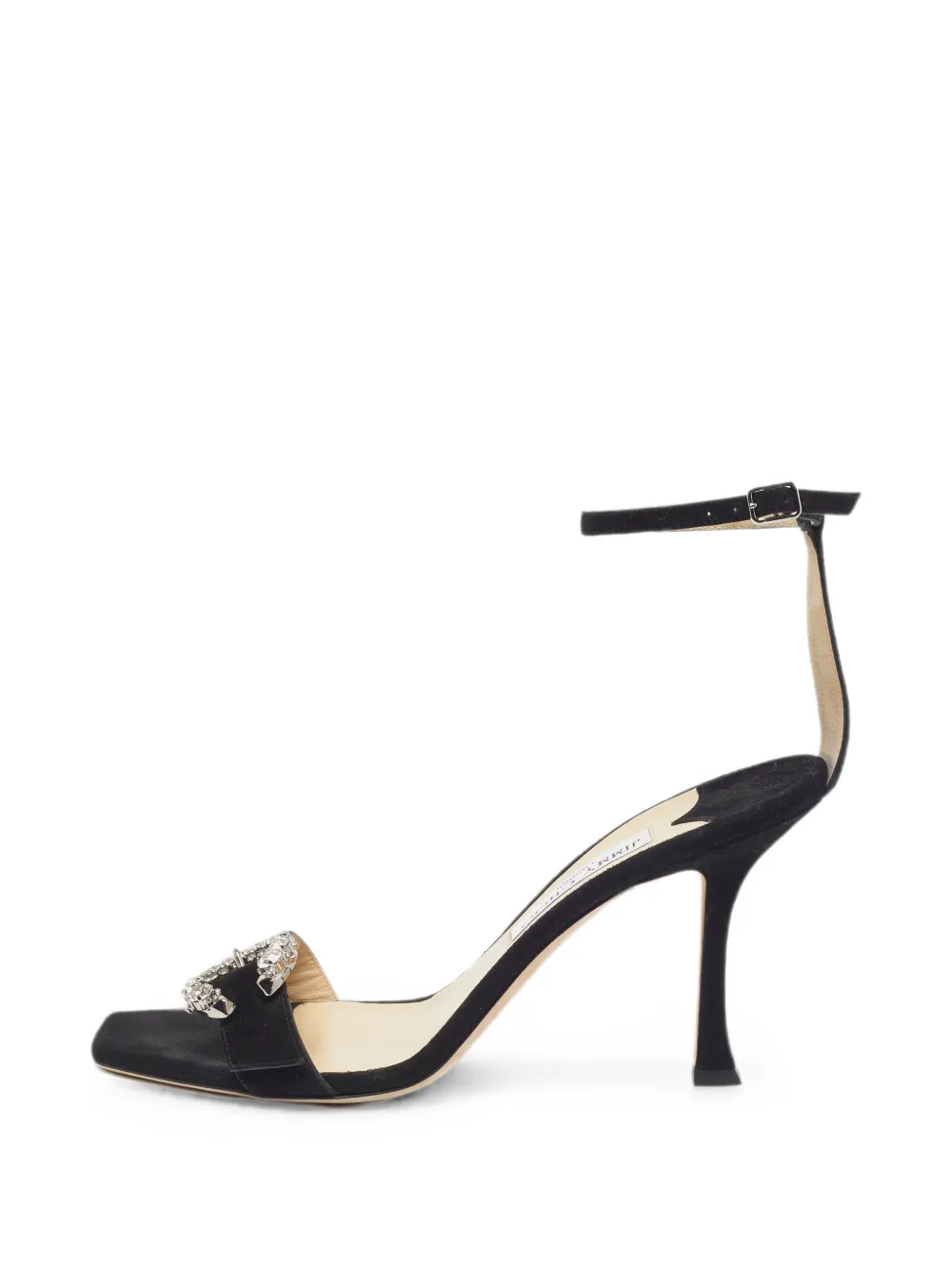 Jimmy Choo Pre-Owned Marsai crystal-embellished heeled sandals - Schwarz