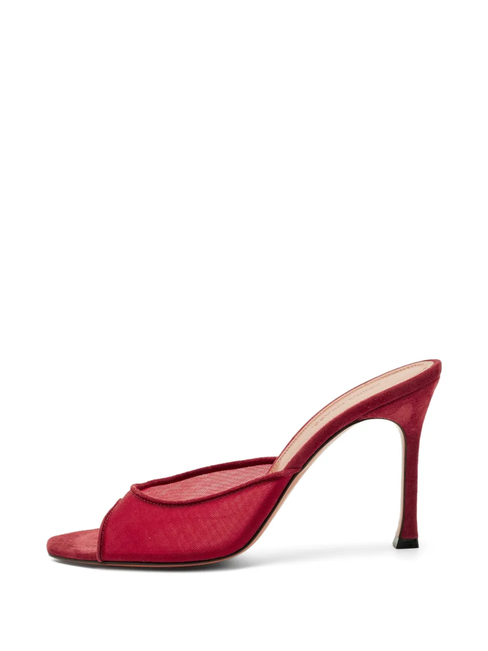 Amina Muaddi Lauda open-toe sandals - Rosso