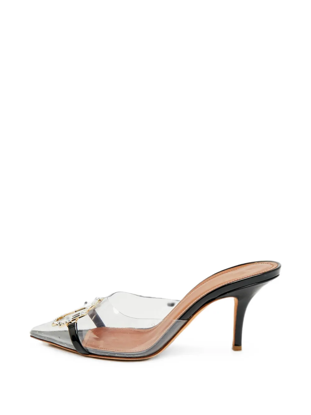 Malone Souliers Missy buckle mules - White