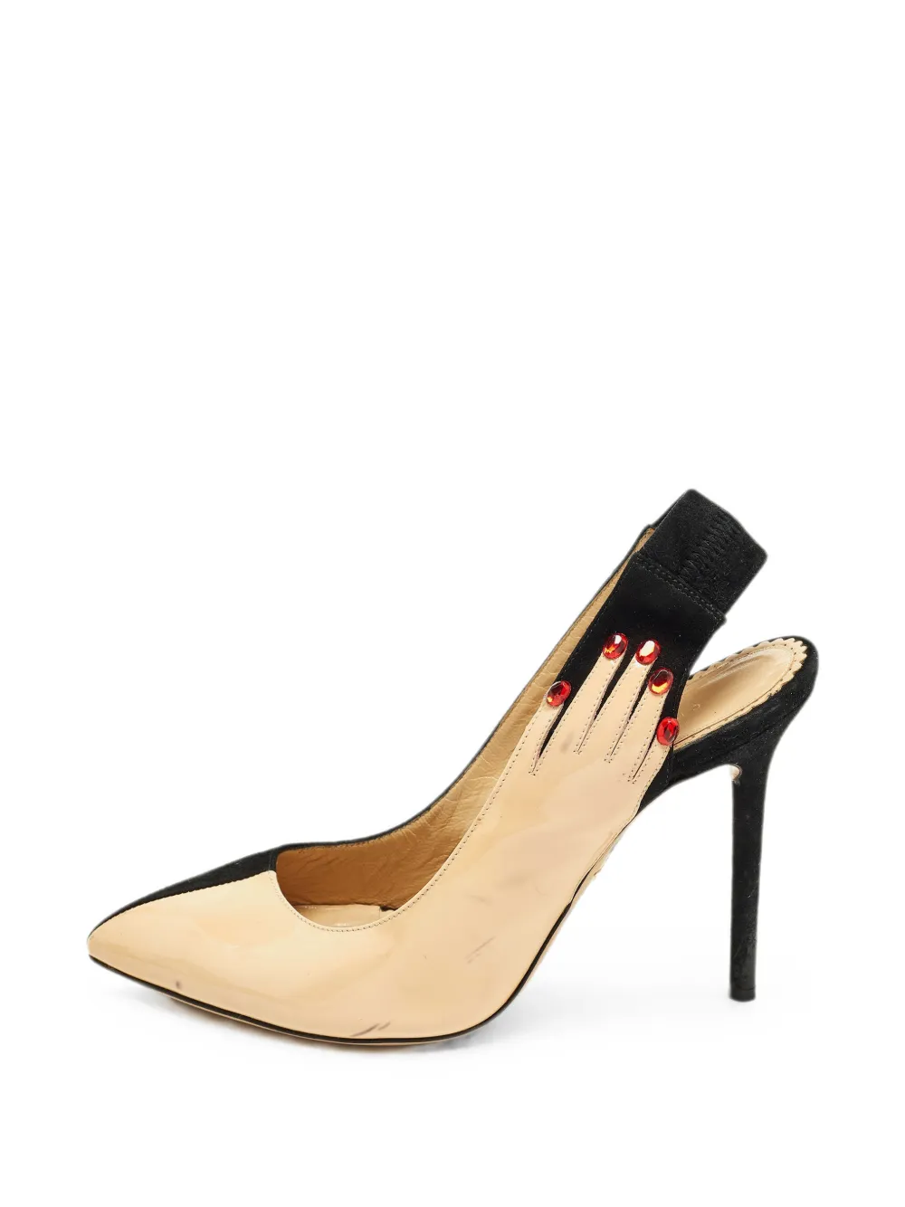 Charlotte Olympia hand-design slingback pumps - Toni neutri