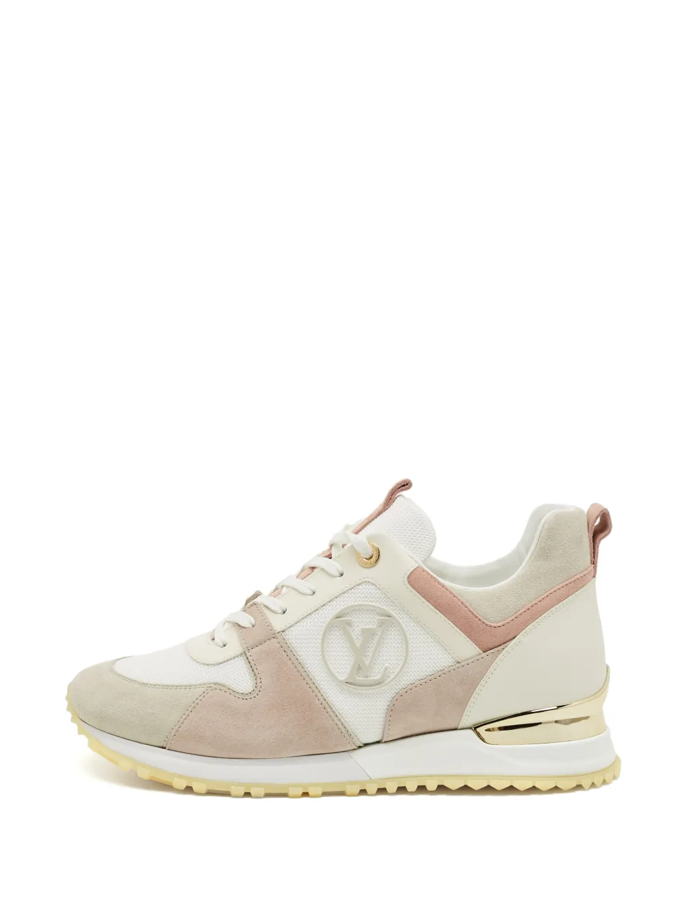Louis Vuitton Pre-Owned Run Away lace-up sneakers - Bianco